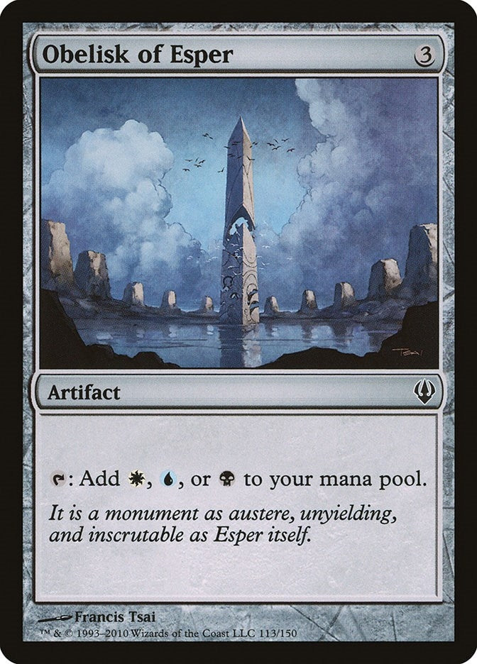 Image for Obelisk of Esper (113) (ARC) - Magic: The Gathering