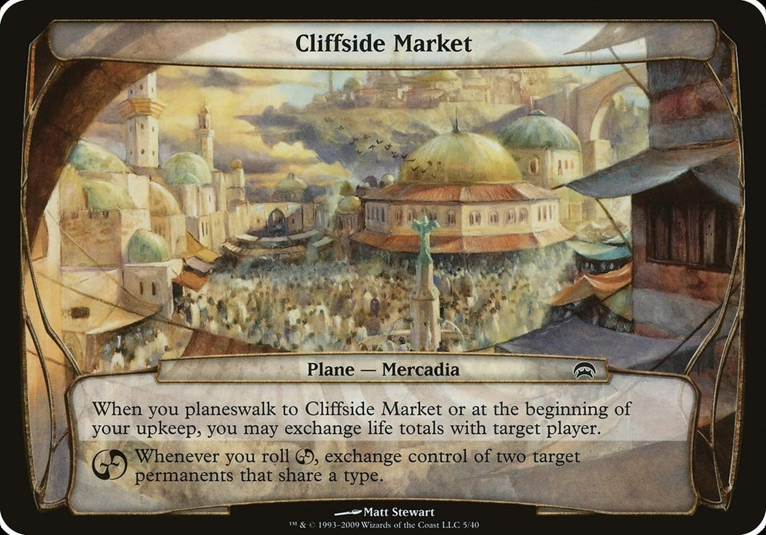 Image for Cliffside Market (Planechase) (OVER) - Magic: The Gathering