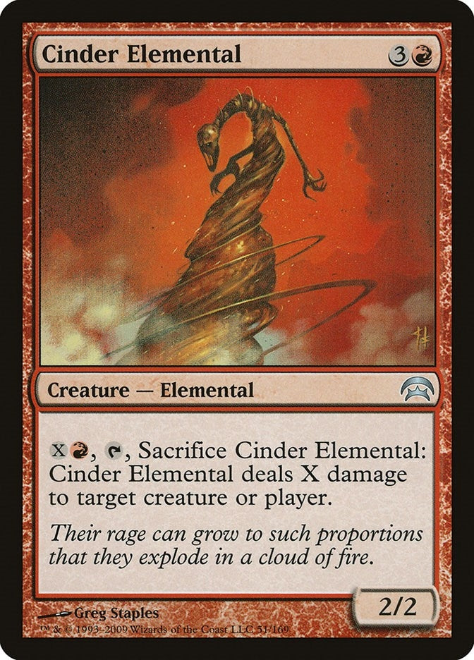 Image for Cinder Elemental (51) (HOP) - Magic: The Gathering