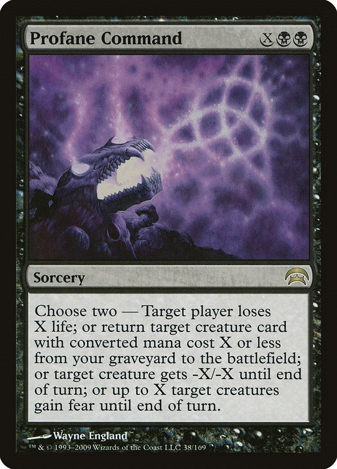 Image for Profane Command (38) (HOP) - Magic: The Gathering