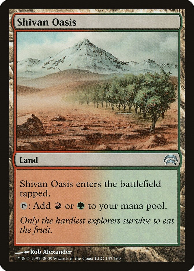 Image for Shivan Oasis (137) (HOP) - Magic: The Gathering