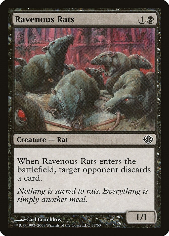 Image for Ravenous Rats (37) (DDD) - Magic: The Gathering