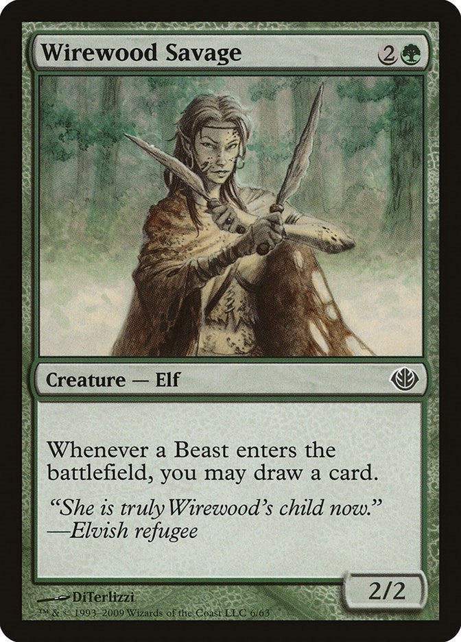Image for Wirewood Savage (6) (DDD) - Magic: The Gathering