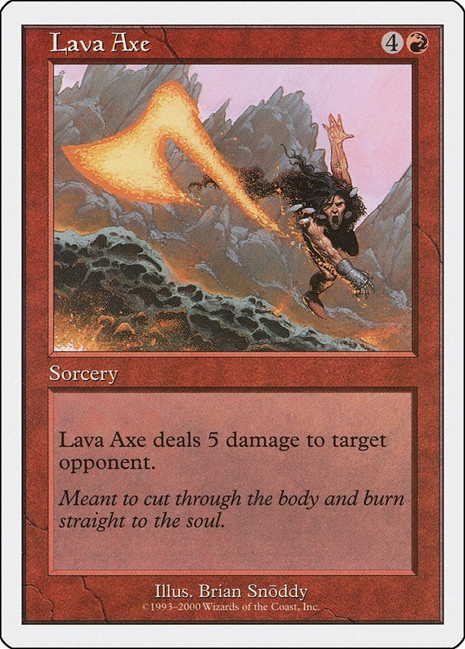 Image for Lava Axe - Magic: The Gathering