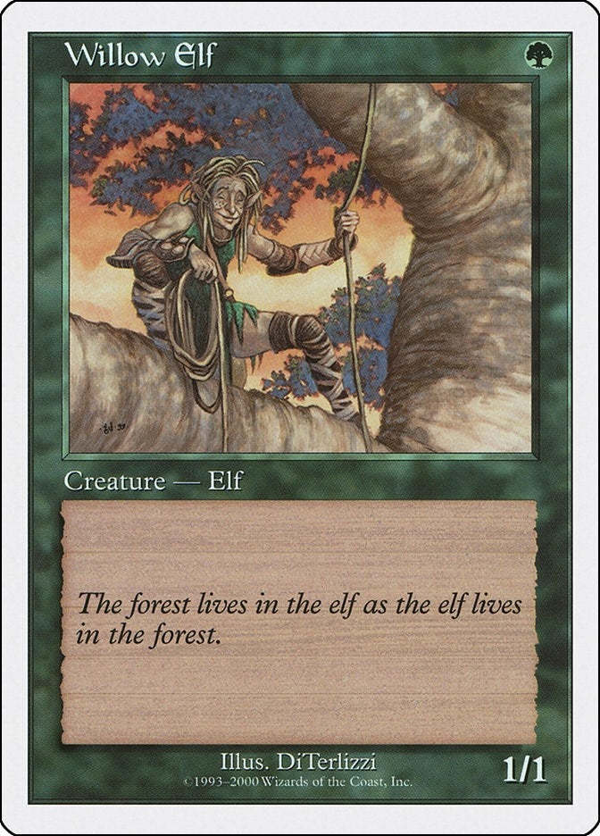 Image for Willow Elf - Magic: The Gathering