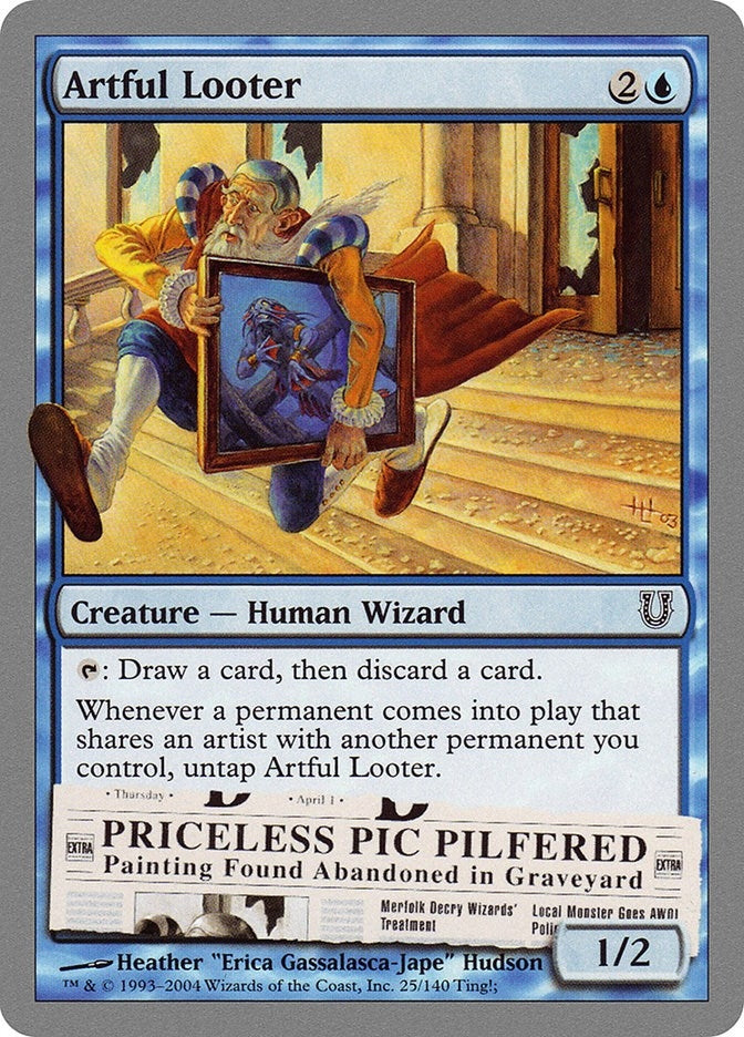 Image for Artful Looter (25) - Magic: The Gathering