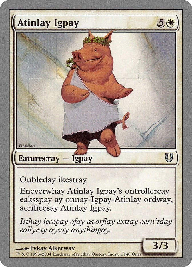 Image for Atinlay Igpay (1) - Magic: The Gathering