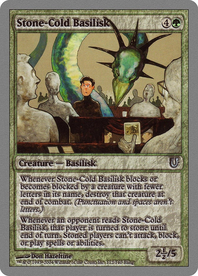 Image for Stone-Cold Basilisk (112) - Magic: The Gathering