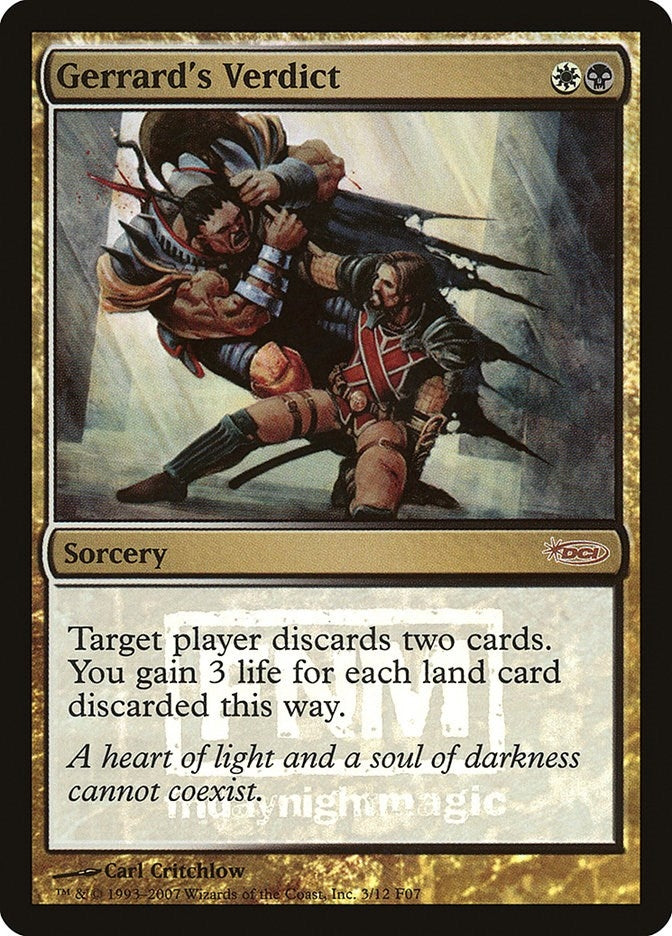 Image for Gerrard's Verdict (3) - Magic: The Gathering