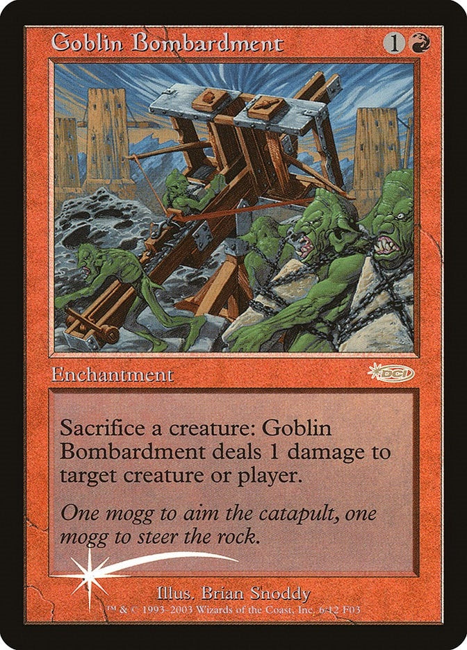 Image for Goblin Bombardment (6) - Magic: The Gathering