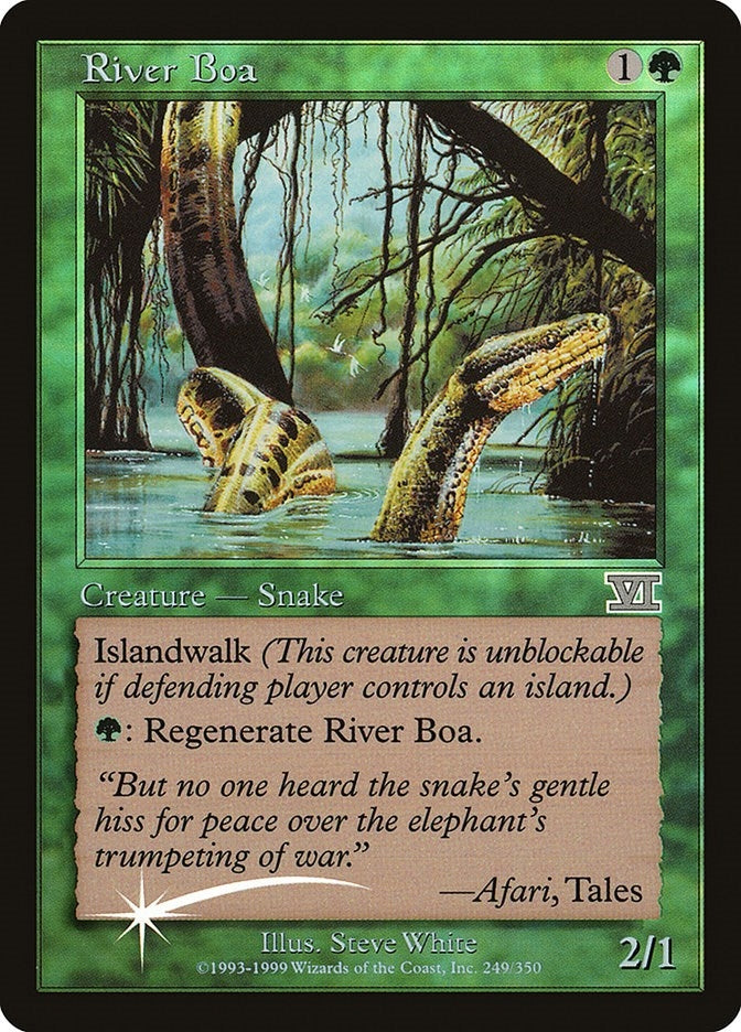 Image for River Boa (249) - Magic: The Gathering