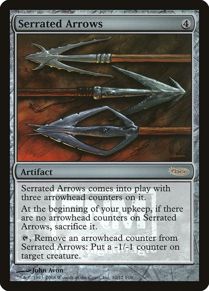 Image for Serrated Arrows (10) - Magic: The Gathering