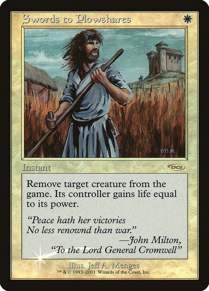 Image for Swords to Plowshares - Magic: The Gathering
