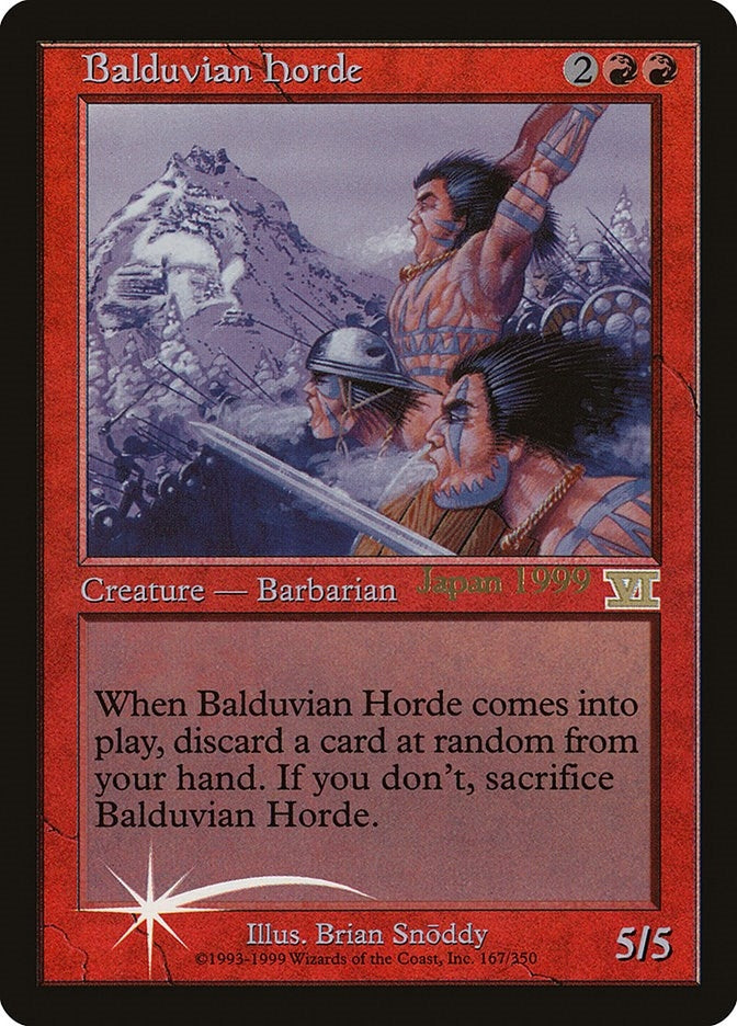 Image for Balduvian Horde (167) - Magic: The Gathering