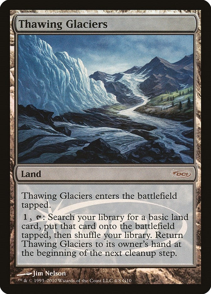 Image for Thawing Glaciers (4) (JDG) - Magic: The Gathering