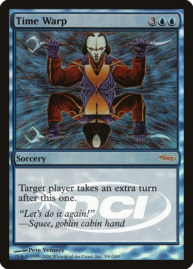 Image for Time Warp (3) (JDG) - Magic: The Gathering