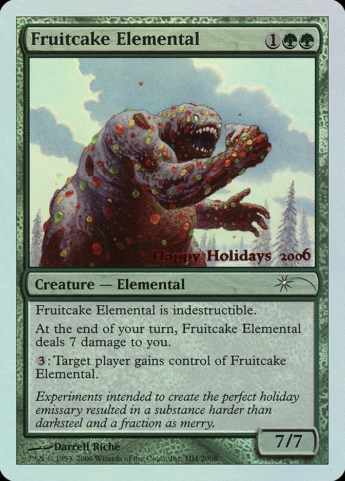 Image for Fruitcake Elemental (2006) - Magic: The Gathering