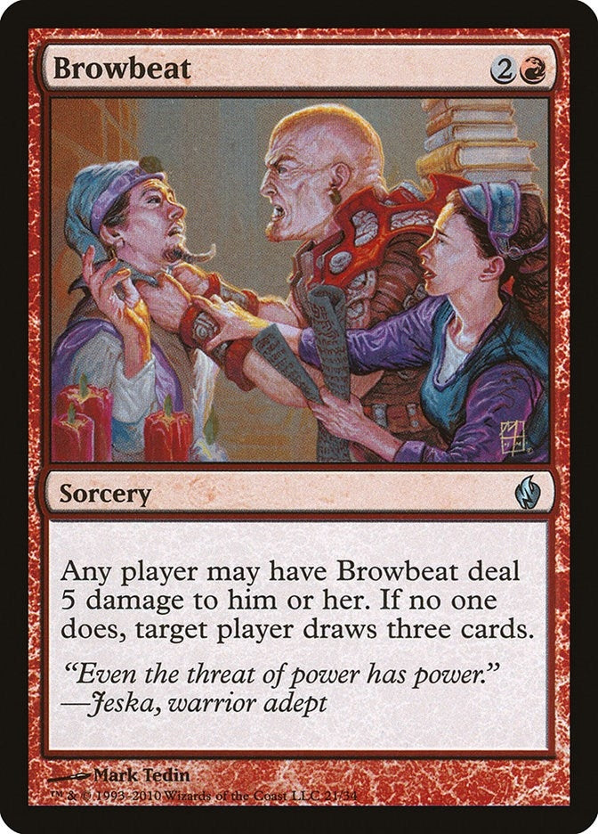 Image for Browbeat (21) - Magic: The Gathering