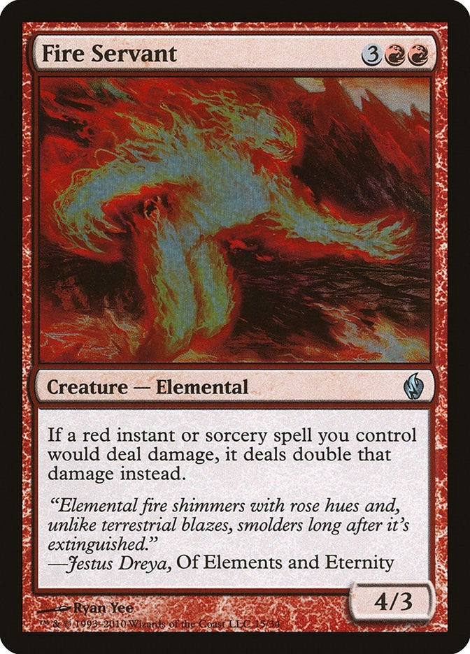 Image for Fire Servant (15) - Magic: The Gathering