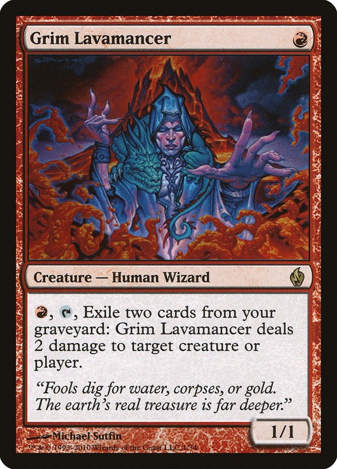 Image for Grim Lavamancer (1) - Magic: The Gathering