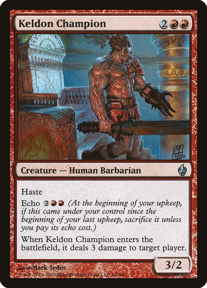 Image for Keldon Champion (14) - Magic: The Gathering