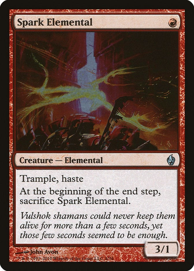 Image for Spark Elemental (4) - Magic: The Gathering