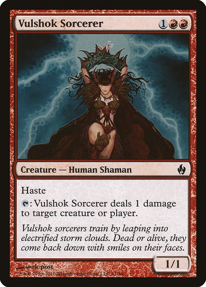 Image for Vulshok Sorcerer (11) - Magic: The Gathering