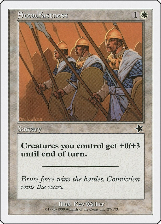 Image for Steadfastness (27) - Magic: The Gathering
