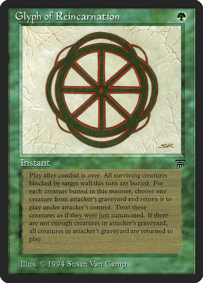 Image for Glyph of Reincarnation - Magic: The Gathering