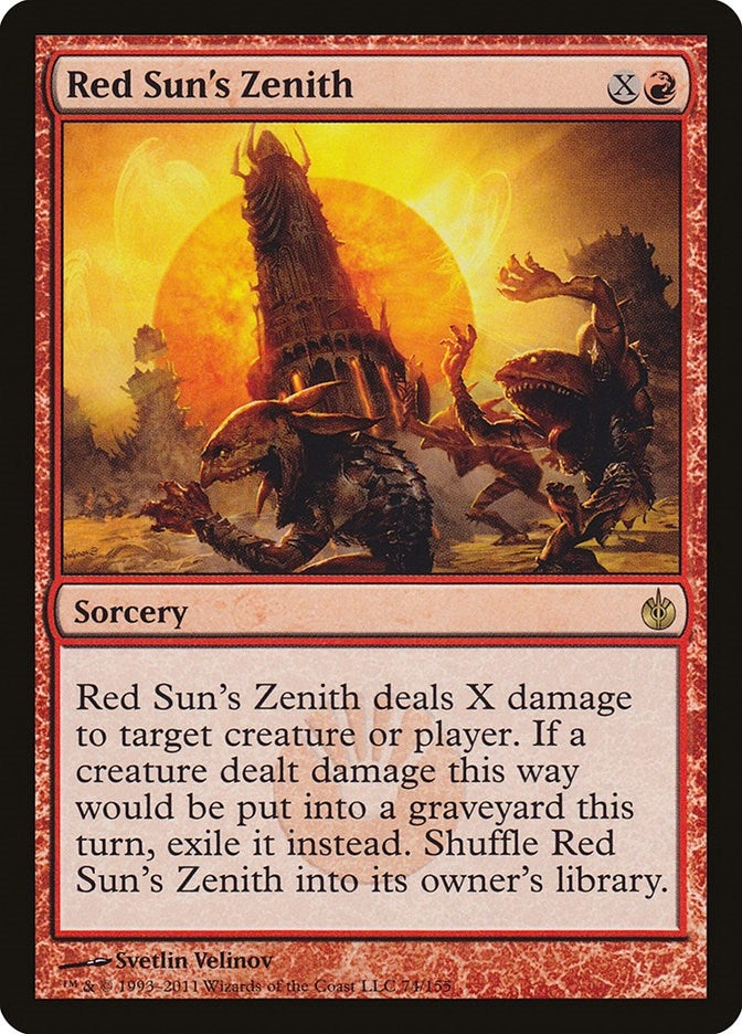 Image for Red Sun's Zenith (74) (MBS) - Magic: The Gathering