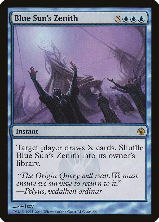 Image for Blue Sun's Zenith (20) - Magic: The Gathering