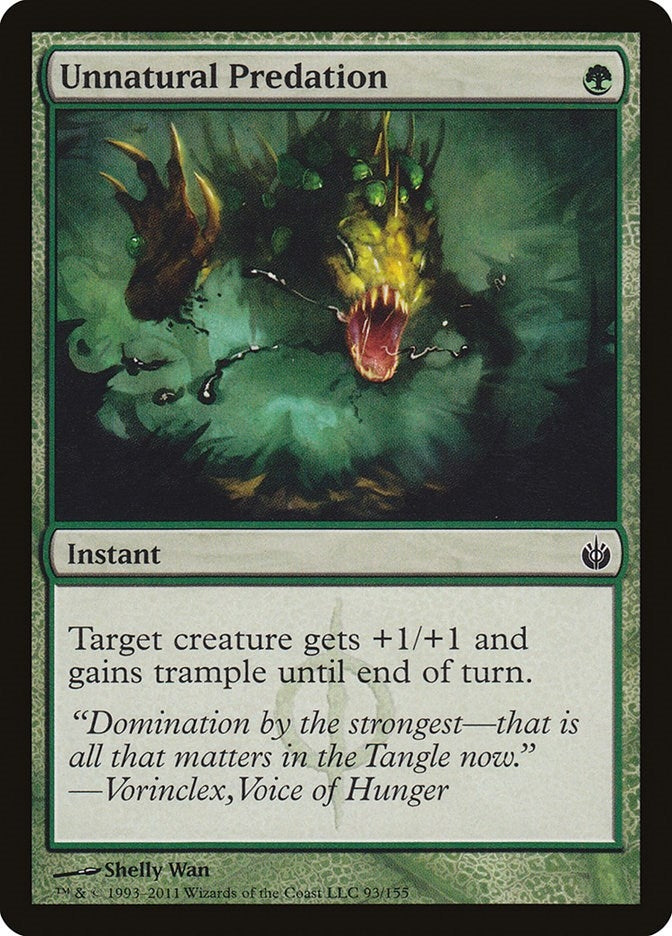 Image for Unnatural Predation (93) - Magic: The Gathering