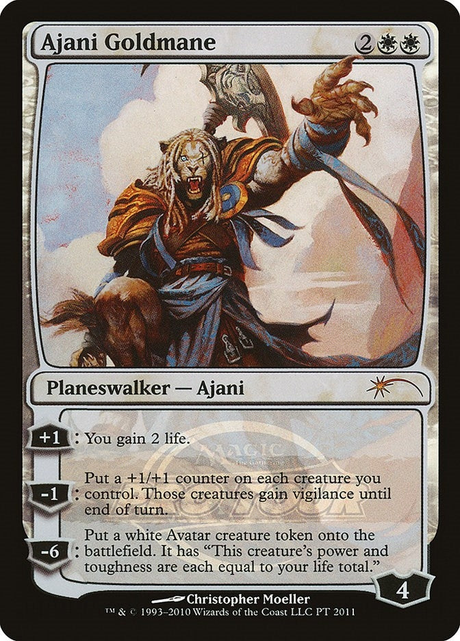 Image for Ajani Goldmane (2011 Pro Tour) (PT 2011) (PTP) - Magic: The Gathering