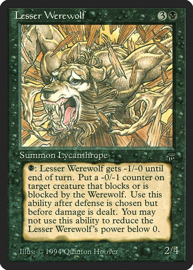 Image for Lesser Werewolf - Magic: The Gathering