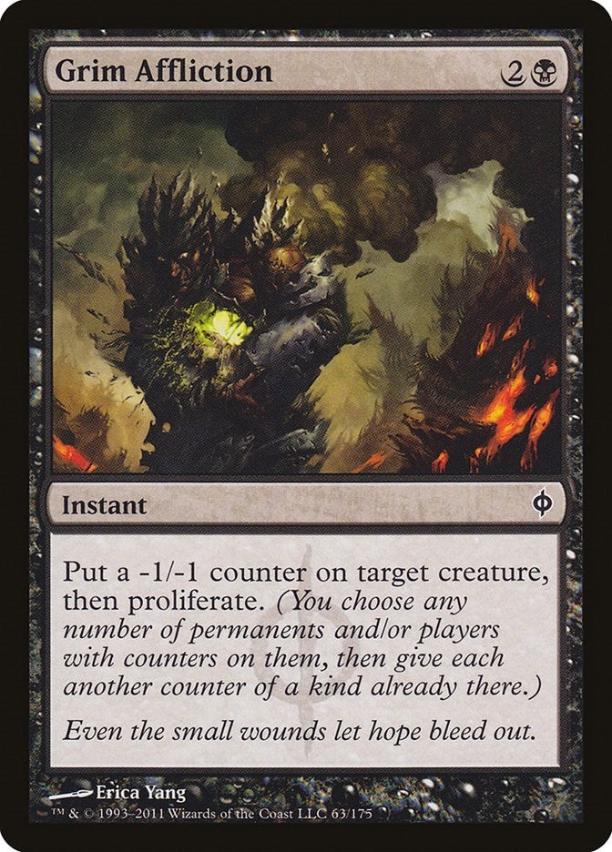 Image for Grim Affliction (63) - Magic: The Gathering