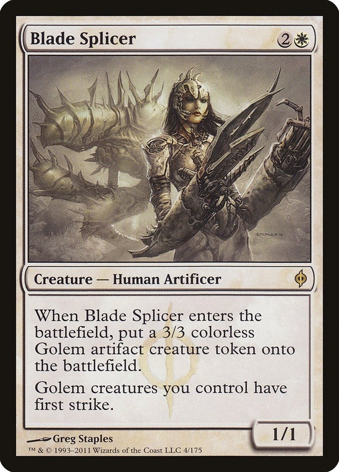 Image for Blade Splicer (4) (NPH) - Magic: The Gathering