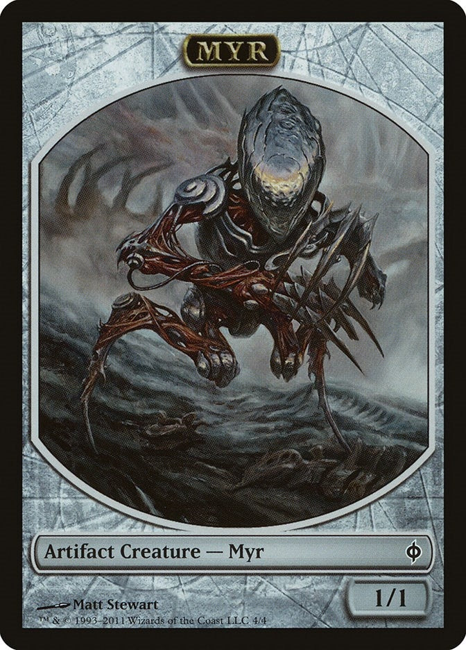 Image for Myr Token (4) - Magic: The Gathering