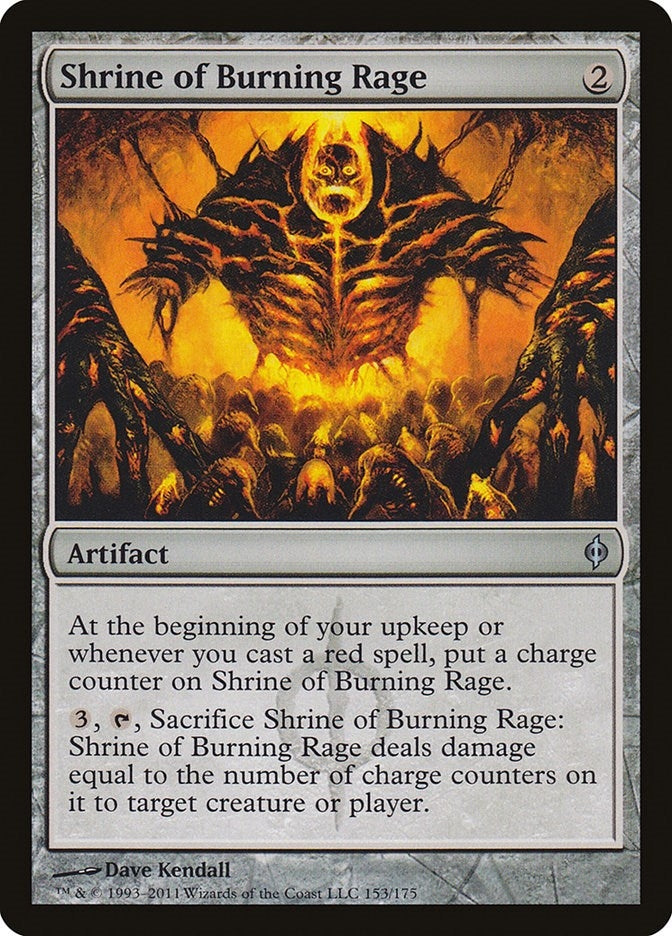Image for Shrine of Burning Rage (153) - Magic: The Gathering