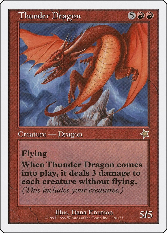 Image for Thunder Dragon (119) - Magic: The Gathering