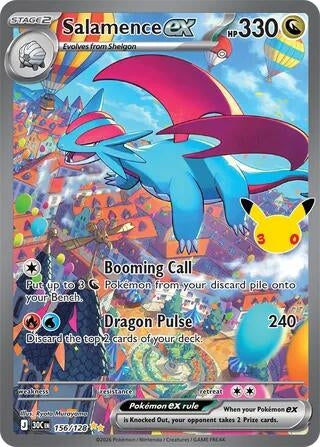 Image for Salamence ex (156/128) (30C) - Pokemon