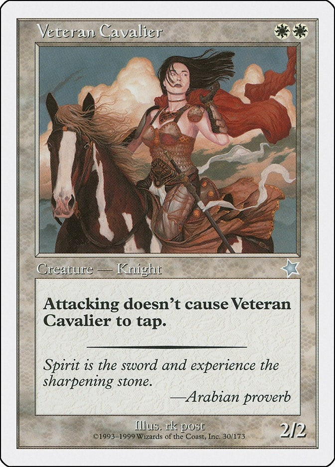 Image for Veteran Cavalier (30) - Magic: The Gathering