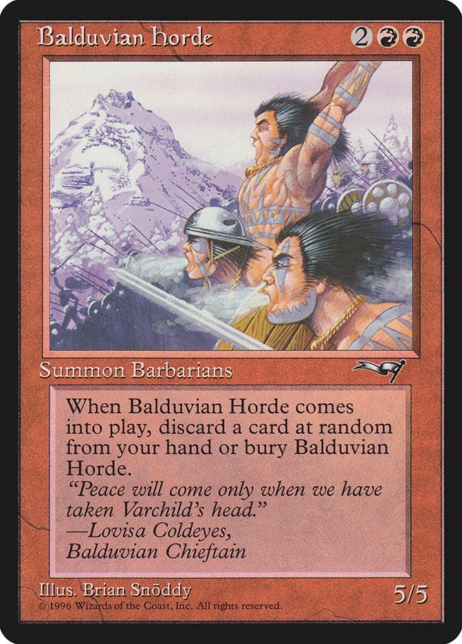 Image for Balduvian Horde - Magic: The Gathering