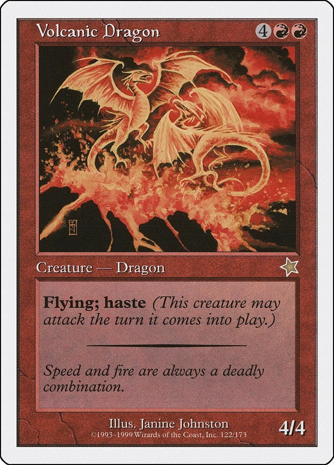 Image for Volcanic Dragon (122) - Magic: The Gathering