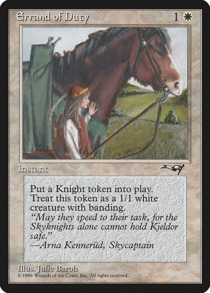 Image for Errand of Duty (128) - Magic: The Gathering
