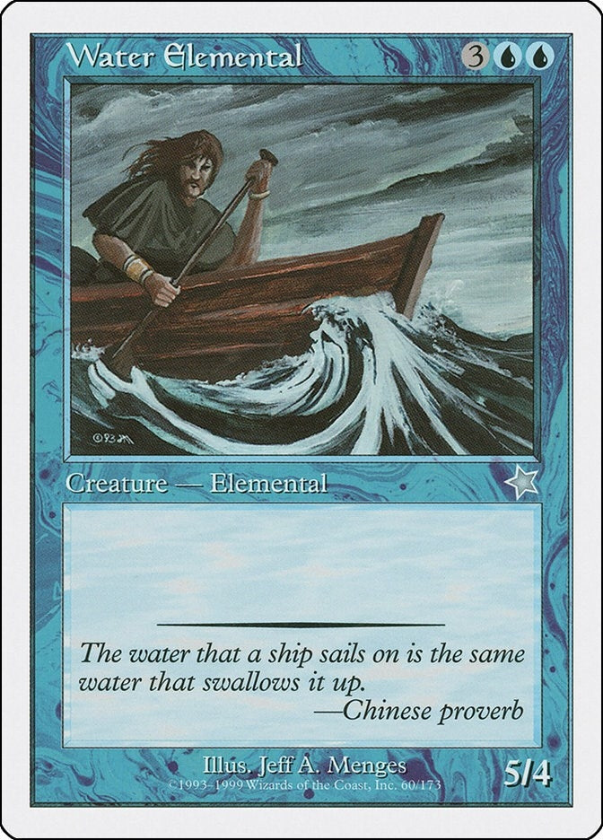 Image for Water Elemental (60) - Magic: The Gathering