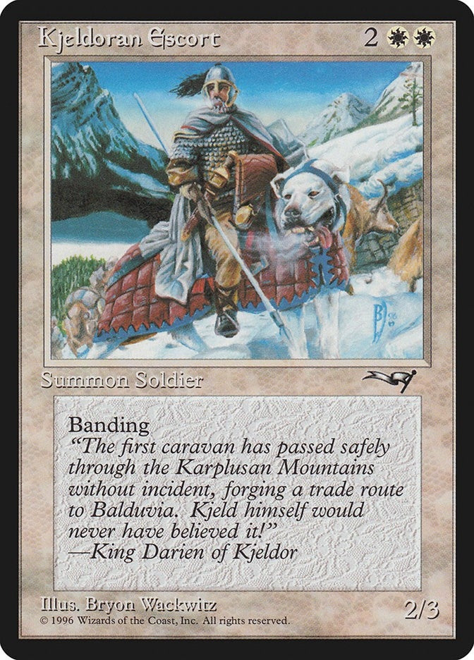 Image for Kjeldoran Escort (134) - Magic: The Gathering