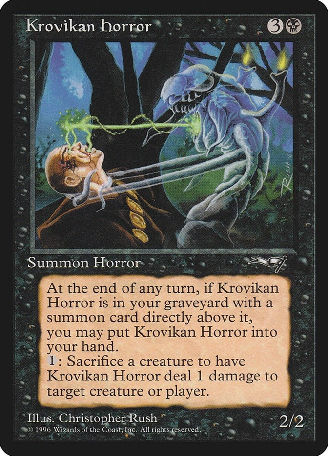 Image for Krovikan Horror (15) - Magic: The Gathering