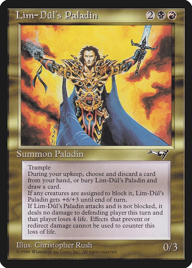 Image for Lim-Dul's Paladin - Magic: The Gathering
