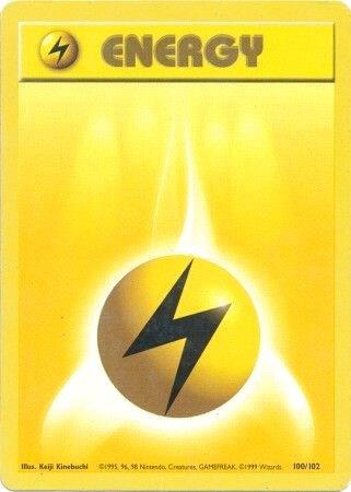 Image for Lightning Energy (100/102) (BS) - Pokemon