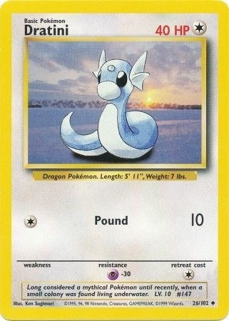 Image for Dratini (026/102) (BS) - Pokemon